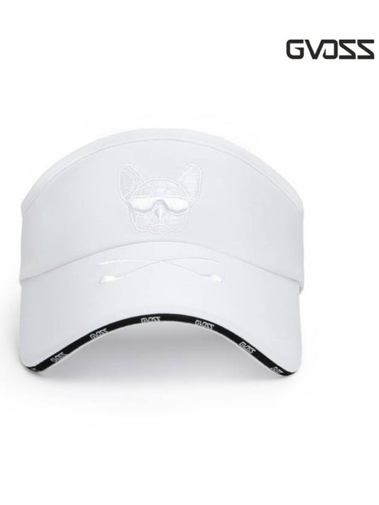 X Club Symbol White Big Golf Visor GVSV8SB02W - GVOSS - BALAAN 2