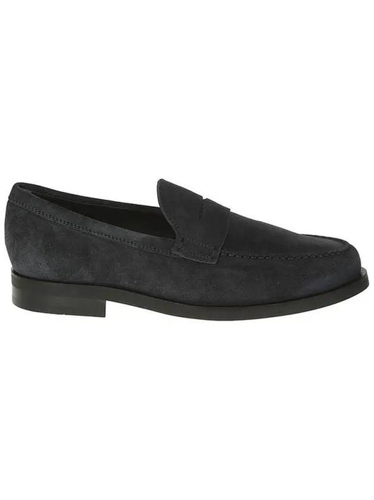 Mocassino Classic Suede Loafers Black - TOD'S - BALAAN.