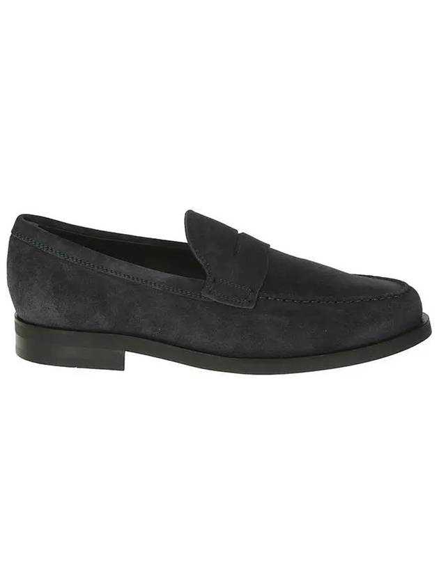 Mocassino Classic Suede Loafers Black - TOD'S - BALAAN 1