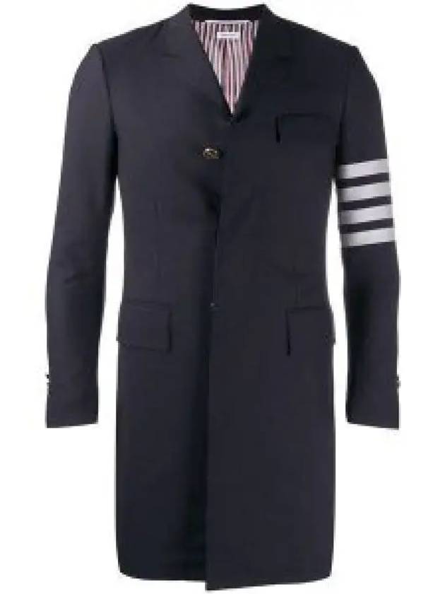 Men's Plain 4 Bar Single Coat Navy - THOM BROWNE - BALAAN 2