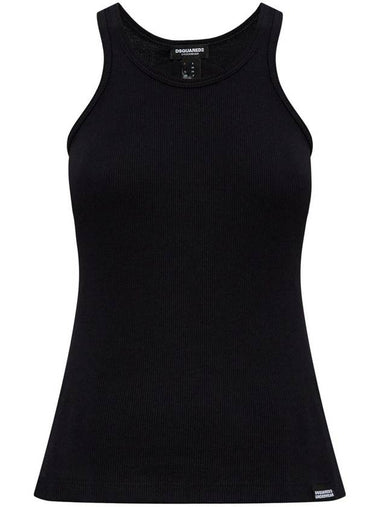 DSQUARED2 Sleeveless Cotton Top - DSQUARED2 - BALAAN 1