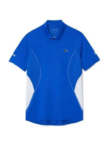 Novak partial mesh short sleeve polo DH731154GIXW - LACOSTE - BALAAN 1