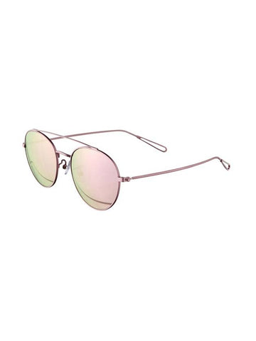 Eyewear Minor Term Steel Pink Mirror Lens Sunglasses - HYBITION - BALAAN 1