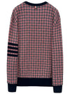 24SS Check Jacquard Sweatshirt MJT421A 960 - THOM BROWNE - BALAAN 2