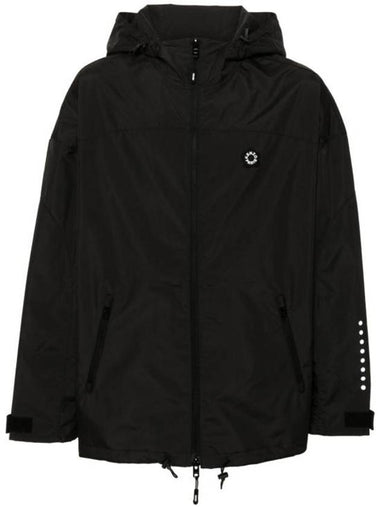 Boke 2.0 Technical Windbreaker Jacket Black - KENZO - BALAAN 1