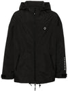 Boke 2.0 Technical Windbreaker Jacket Black - KENZO - BALAAN 1