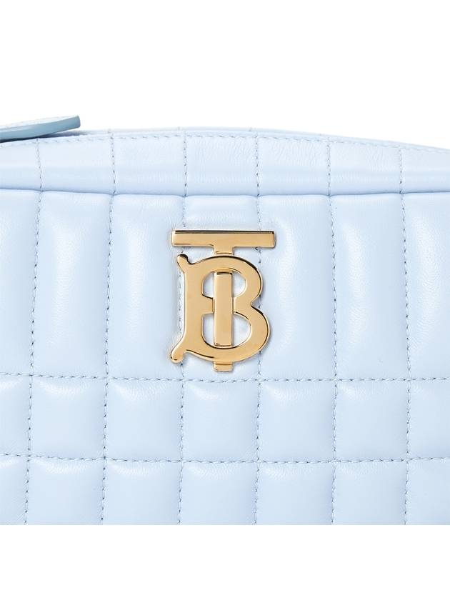 Quilted Mini Lola Camera Cross Bag Light Blue - BURBERRY - BALAAN 9