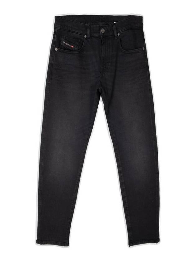 D Strukt Logo Patch Jeans Black - DIESEL - BALAAN 1