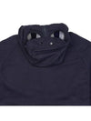 Goggles Diagonal Raised Fleece Hooded Jacket Navy - CP COMPANY - BALAAN 9