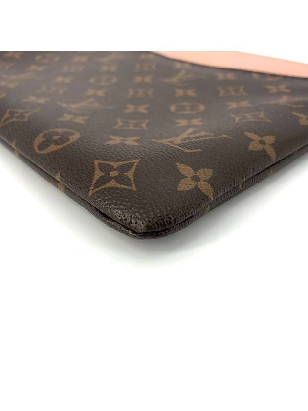 Monogram Rose Daily Pouch Clutch Bag - LOUIS VUITTON - BALAAN 6