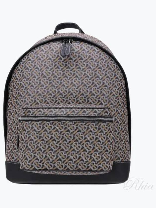 TB Monogram Canvas Backpack Brown - BURBERRY - BALAAN 2