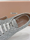 Metal toe glitter sneakers 5E8998 38size - MIU MIU - BALAAN 9