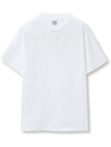 Luminous Back Logo Short Sleeve T-Shirt White - WOOYOUNGMI - BALAAN 2