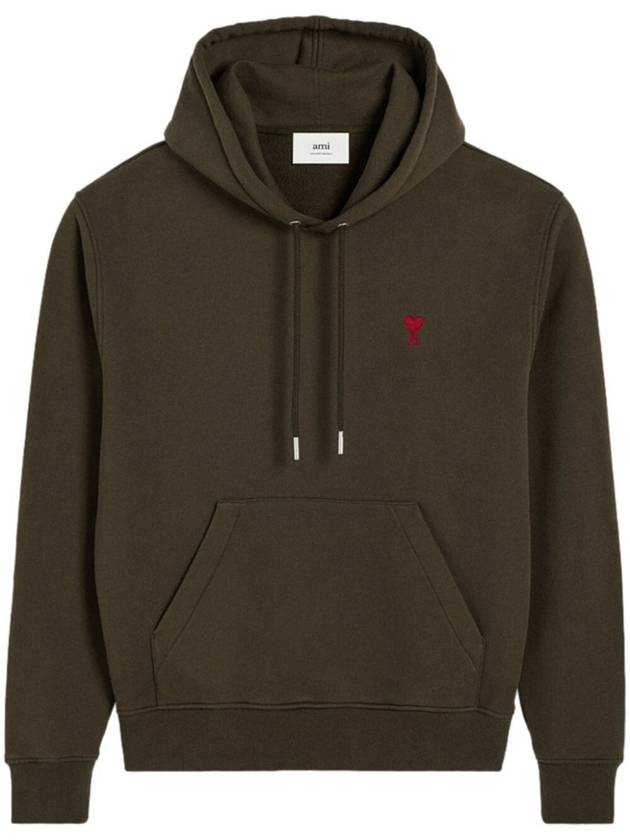 De Coeur Hoodie Dark Coffee - AMI - BALAAN 3