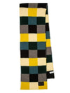 logo oversized check muffler yellow - PAUL SMITH - BALAAN 1