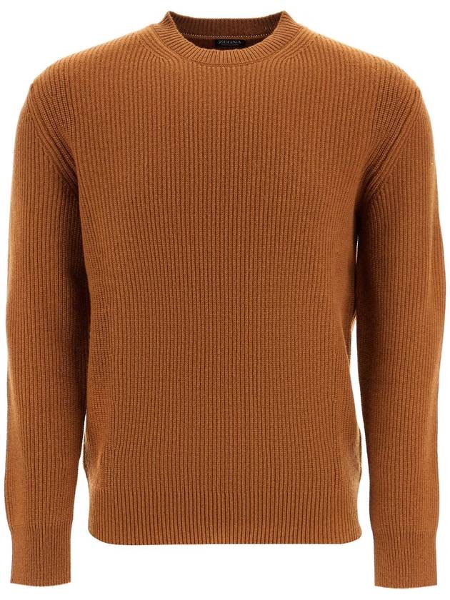 'oasis cashmere ribbed - ERMENEGILDO ZEGNA - BALAAN 1