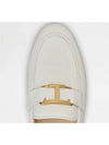 T Timeless Leather Loafers White - TOD'S - BALAAN.