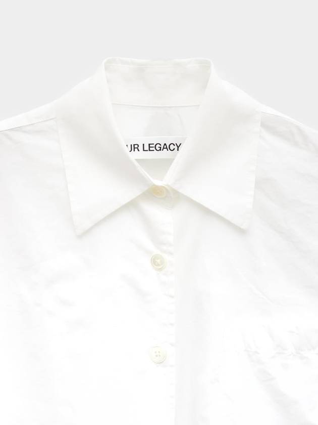 Borrowed Poplin Shirt White - OUR LEGACY - BALAAN 4