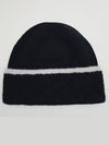 CC logo cashmere beanie hat black AAA330 - CHANEL - BALAAN 3