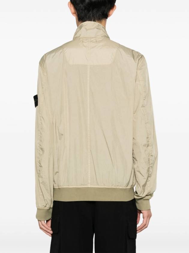 Compass Badge Pleated Windbreaker Sand - STONE ISLAND - BALAAN 6