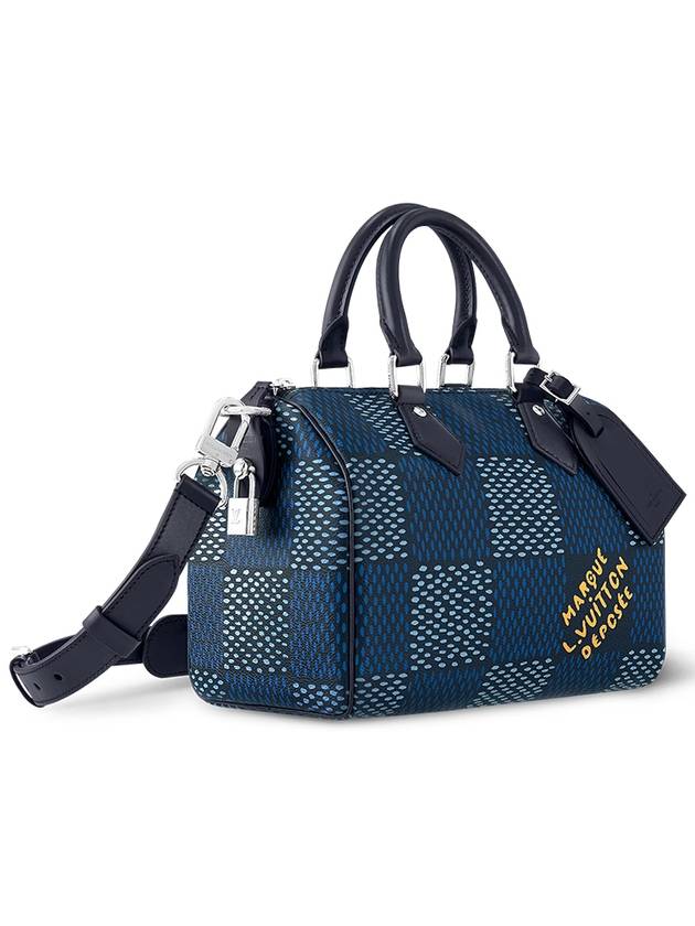 Speedy 25 Bandouliere Tote Bag Blue - LOUIS VUITTON - BALAAN 3