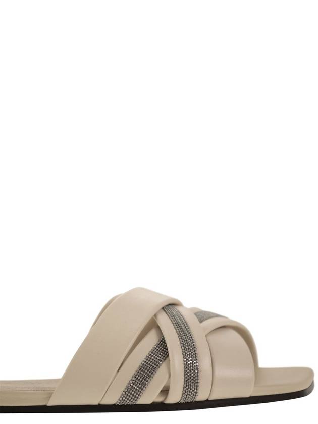 Sandals MZSKC2636 CQF25 Yellow Cream - BRUNELLO CUCINELLI - BALAAN 7