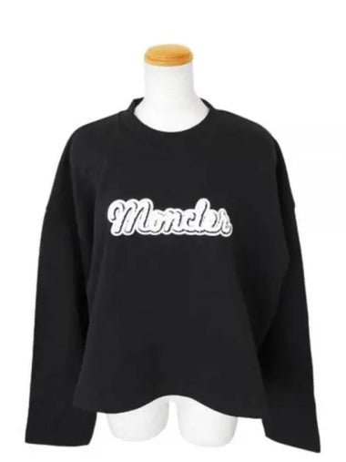 8G00020 899U5 999 Logo Cotton Sweatshirt - MONCLER - BALAAN 1