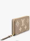 Zippy Bicolor Monogram Empreinte Leather Long Wallet Grey - LOUIS VUITTON - BALAAN 5