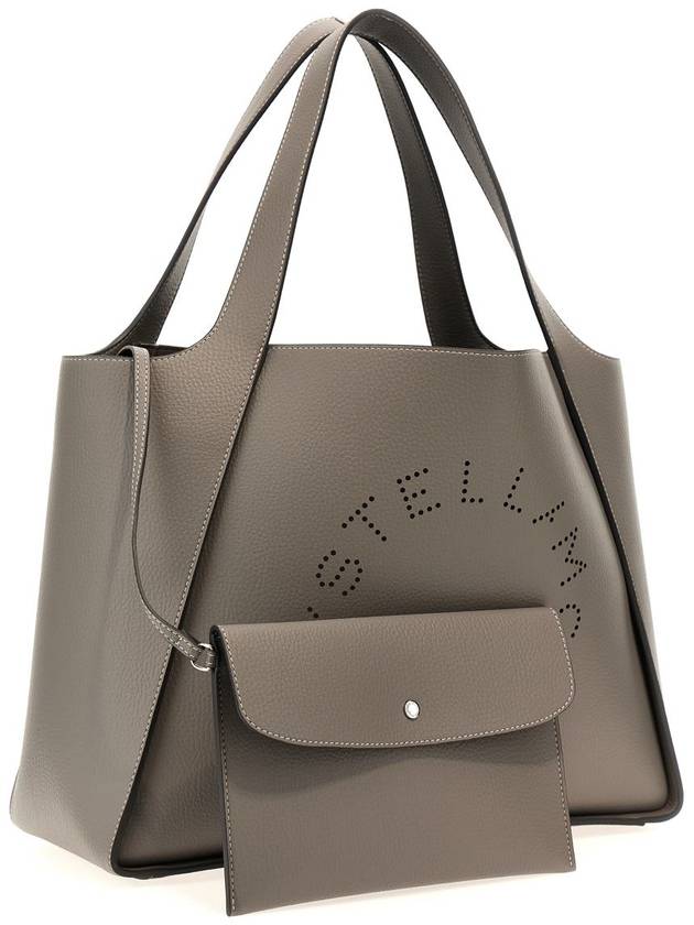 logo tote bag gray - STELLA MCCARTNEY - BALAAN 4