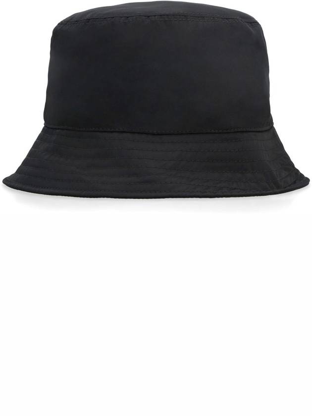 Branded Plate Nylon Bucket Hat Black - DOLCE&GABBANA - BALAAN 4