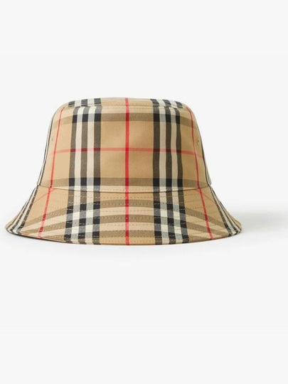 Vintage Check Technical Bucket Hat Beige - BURBERRY - BALAAN 2