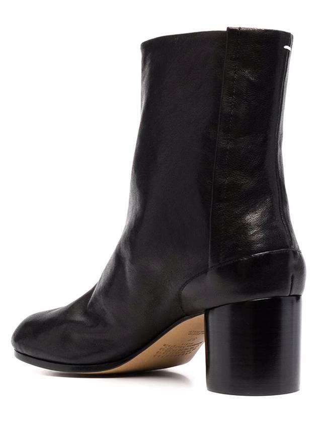 Tabi Lambskin Ankle Middle Boots Black - MAISON MARGIELA - BALAAN 4