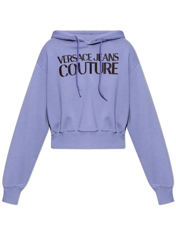 Versace Jeans Couture Hoodie, Women's, Purple - VERSACE - BALAAN 1