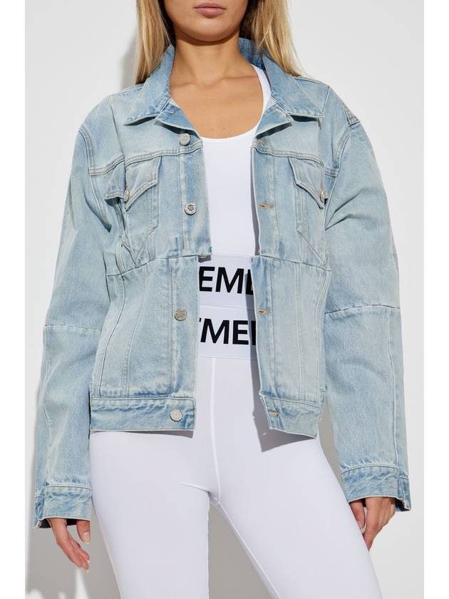 VETEMENTS Denim Jacket, Women's, Light Blue - VETEMENTS - BALAAN 3