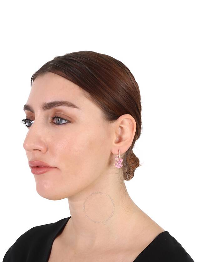 Iconic Swan Drop Earrings Pink - SWAROVSKI - BALAAN 3