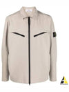 Light Soft Shell Shirt Jacket Dove Grey - STONE ISLAND - BALAAN 2