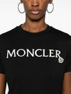 Short Sleeve T Shirt 8C00011 89AIJ 999 Black - MONCLER - BALAAN 3