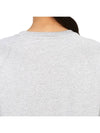 Campus Fox Print Cotton Sweatshirt Light Grey Melange - MAISON KITSUNE - BALAAN 8