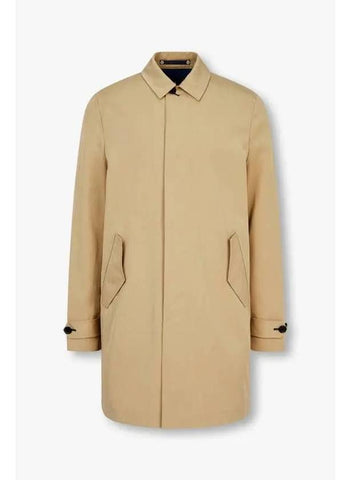 PS hidden button closure mac coat beige - PAUL SMITH - BALAAN 1