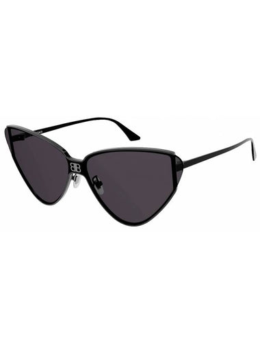 Eyewear BB0191S 001 Shield 20 Sunglasses Black Gray - BALENCIAGA - BALAAN 1