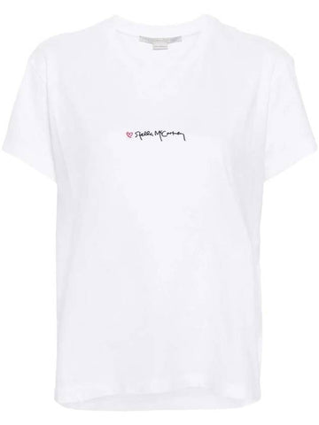 Stella McCartney T-Shirt With Embroidery - STELLA MCCARTNEY - BALAAN 1