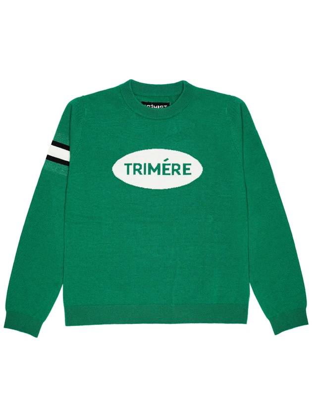 Signature line cashmere knit WOMAN GREEN TMFRN20206 - TRIMERE - BALAAN 2