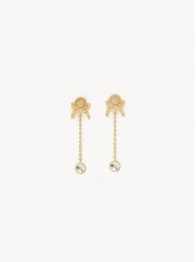 Chain Pendant Marcie Earrings Gold - CHLOE - BALAAN 2