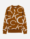 Men s CK Big Logo Wool Knit Sweater CA1SW230513 - CALVIN KLEIN GOLF - BALAAN 4