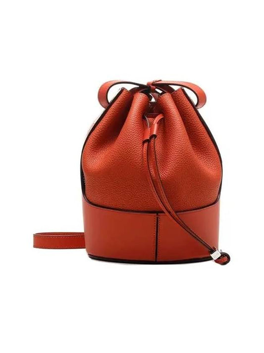 Balloon Leather Bucket Bag Orange - LOEWE - BALAAN 2