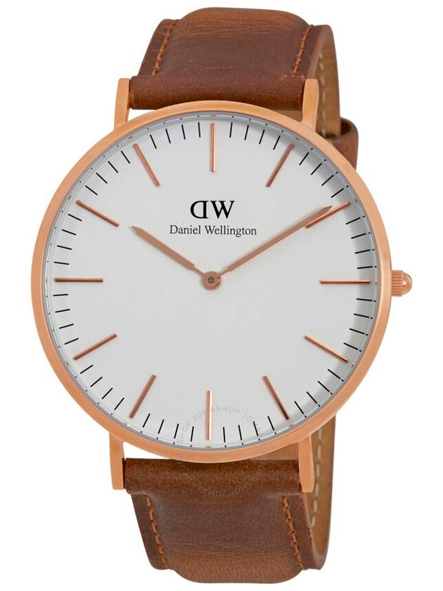 Daniel Wellington Durham White Dial Men's Watch DW00100109 - DANIEL WELLINGTON - BALAAN 1