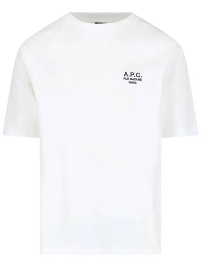 Willy Logo Cotton Short Sleeve T-Shirt White - A.P.C. - BALAAN 2