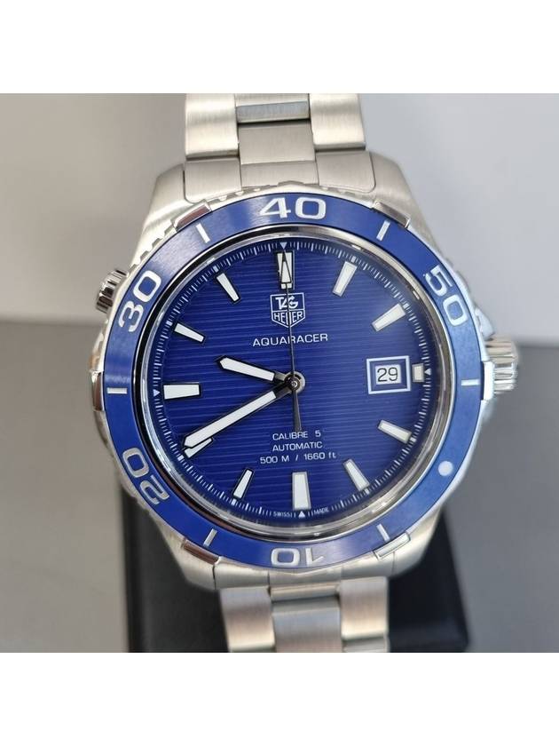 WAK2111 Aqua Racer 500 Blue Plate - TAG HEUER - BALAAN 8