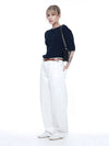 Women s CFDP WH Curved Fit Denim Pants White - CHANCE'S NOI - BALAAN 2