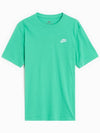 Sportswear Club Short Sleeve T-Shirt Green - NIKE - BALAAN 5